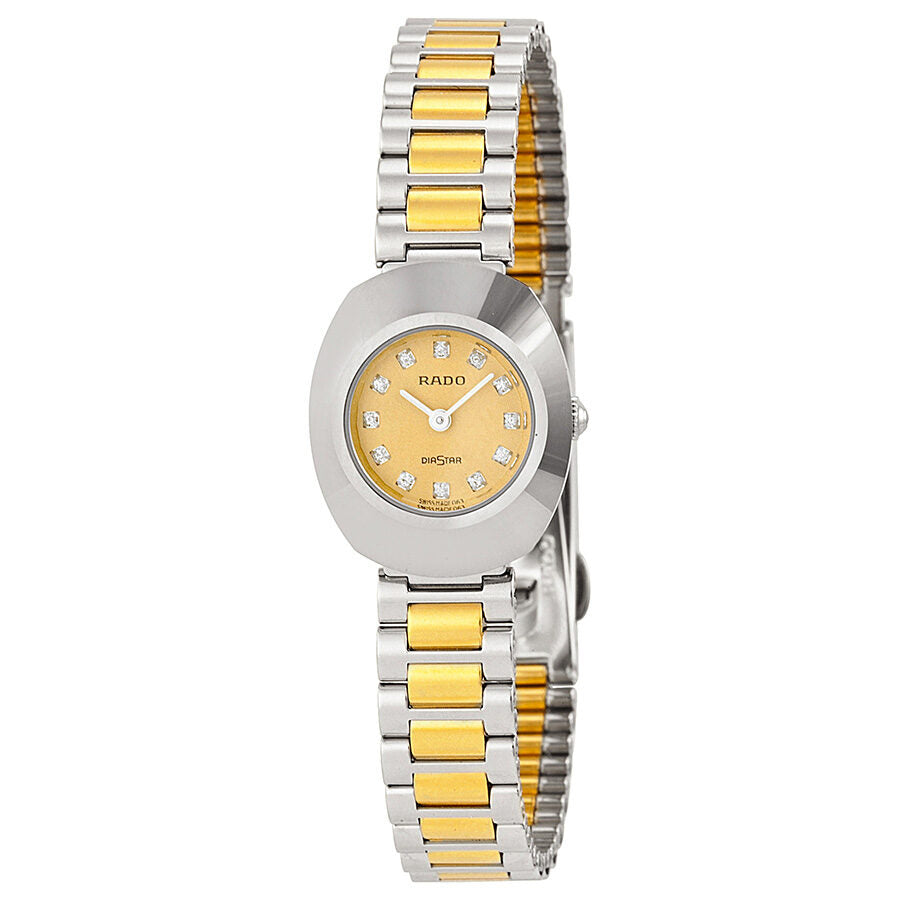 Rado Diastar Reloj para mujer con esfera dorada R125558633 Watches of America