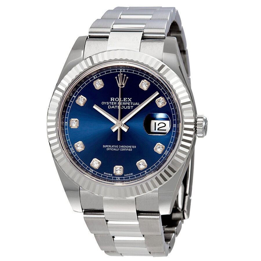 Datejust Blue Dial Rolex Datejust 41 Acero Datejust 41