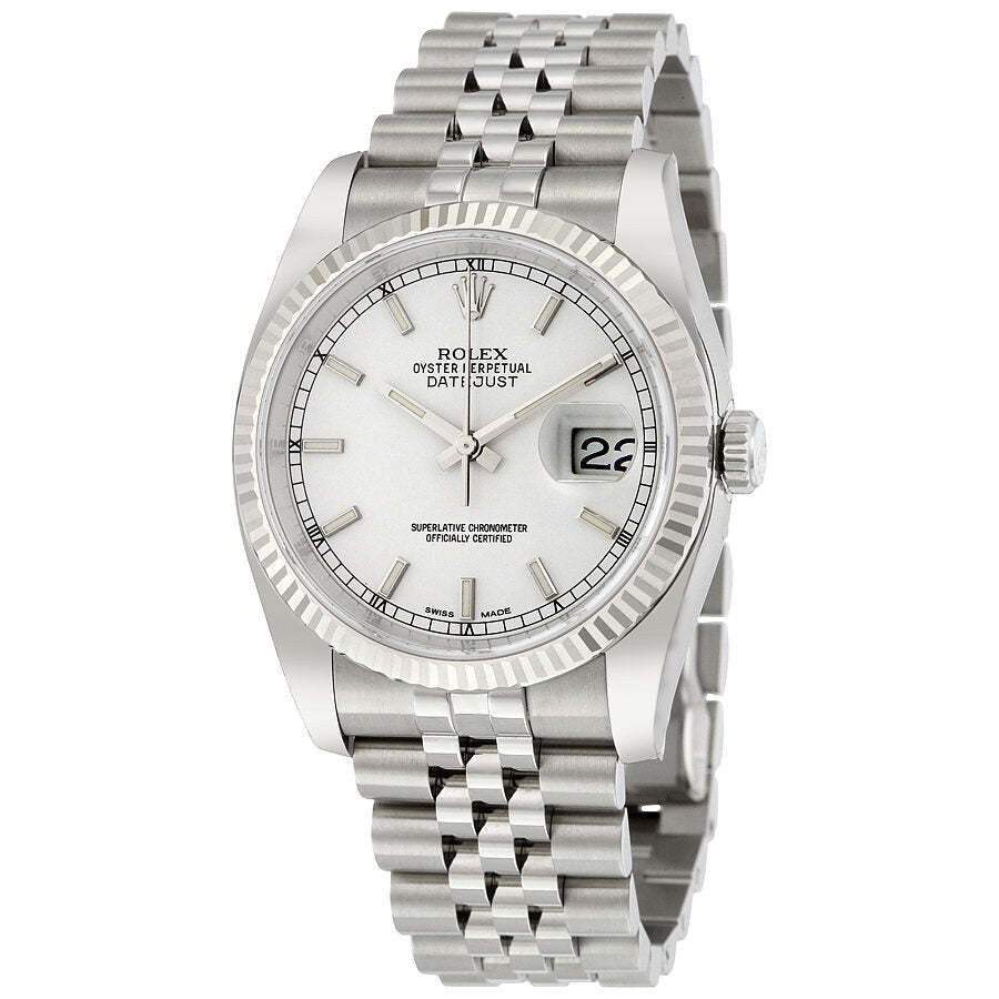 All white fashion rolex