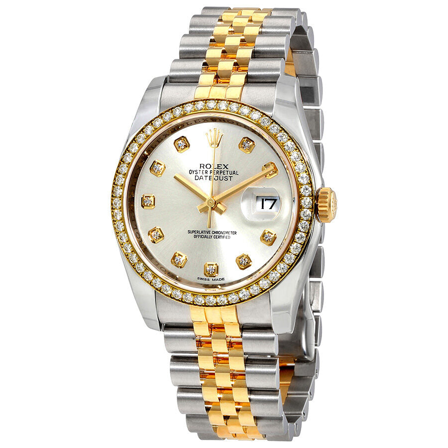 Rolex Oyster Perpetual Datejust 36 Silver Dial Stainless Steel and