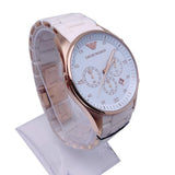 Reloj Emporio Armani Sport Collection Cronógrafo Blanco Hombre AR5919