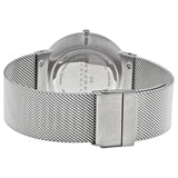 Skagen White Dial Stainless Steel Mesh Men's Watch SKW6025 - Watches of America #3