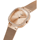 Reloj Guess Tapestry Rose Gold Square Mujer GW0354L3