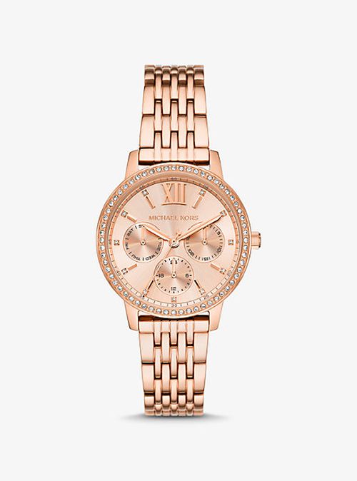 Michael Kors Rose Gold Ladies Watch - MKO1081 MKO1081 - Image 1