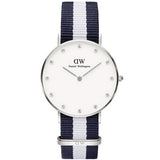 Daniel Wellington Classy Glasgow 34mm Women's Silver Watch DW00100082