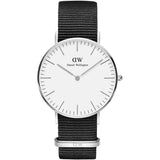 Daniel Wellington White Classic Cornwall 36mm Women's Silver Watch DW00100260 - Big Daddy Watches