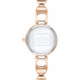 Coach Park Reloj de cuarzo con esfera rosa y cristal para mujer 14503172