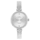 Coach Park Reloj de cuarzo con esfera plateada para mujer 14503650