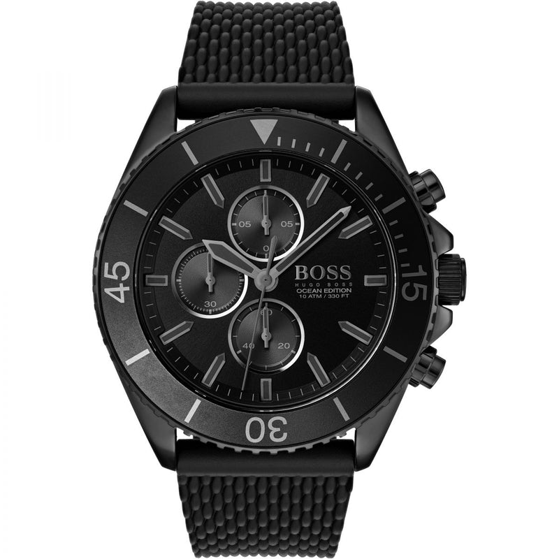 Hugo Boss Ocean Edition Chronograph Dial Men's Watch Water resistance: 100 meters / 330 feet Movement: Quartz 