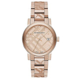 Burberry The City - Reloj de pulsera para mujer, color oro rosa, BU9039