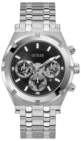 Guess Continental Reloj para Hombre en Tono Plateado GW0260G1