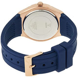 Guess Rose Gold Cosmo Blue Strap Women's Watch GW0034L4