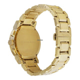 Burberry The City Cronógrafo Reloj unisex de acero inoxidable en tono dorado BUR9753