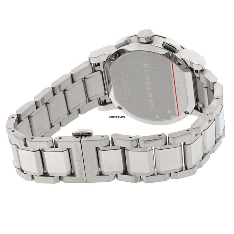 Burberry City Cronógrafo Plata Dial Acero Inoxidable Ladies Watch BU9750