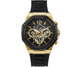 Reloj Hombre Guess Multifunción Silicona Negro GW0263G1