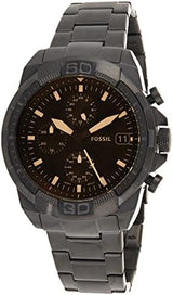 Fossil Bronson Reloj de hombre de acero inoxidable negro FS5876