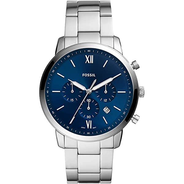 Fossil Neutra Reloj cronógrafo de cuarzo con esfera azul para hombre FS5792