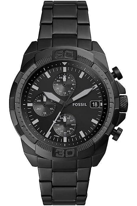 Fossil Bronson Chronograph Quartz Black Dial Men's Watch FS5853