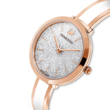 ساعة سواروفسكي نسائية من الذهب الوردي - 5580541