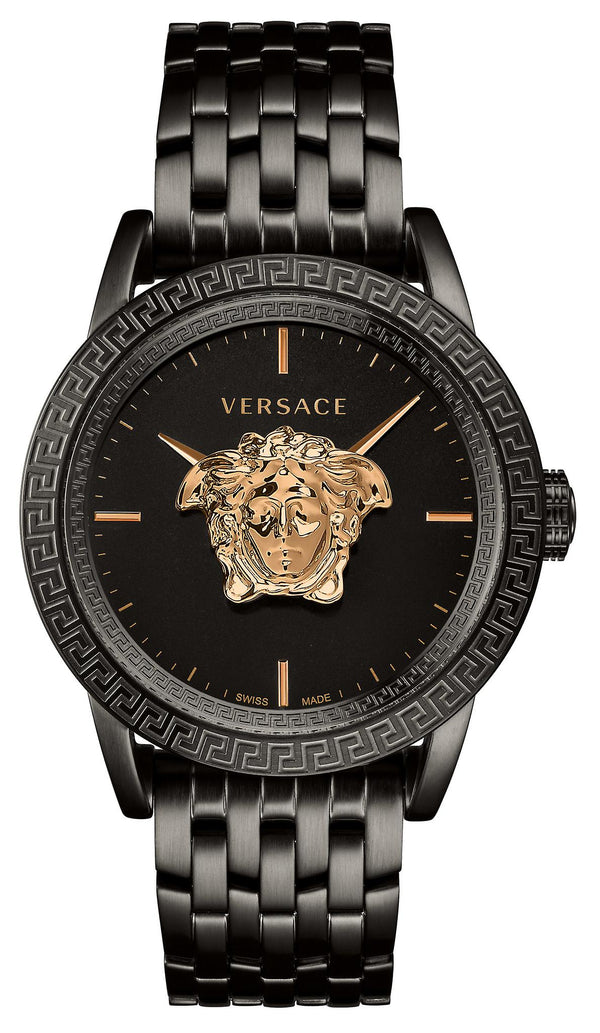 Versace Black Stainless Steel Men's Watch VERD00518