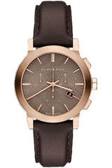 Reloj Unisex Burberry The City Marrón Chocolate BU9755