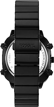 Fossil Reloj digital retro para hombre de acero inoxidable en tono dor –  Watches of America