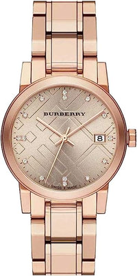 Burberry The City Reloj de pulsera para mujer acero inoxidable oro Watches of America