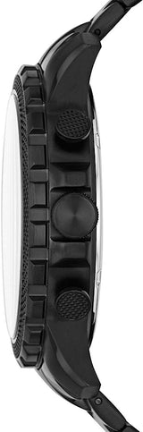 Fossil Bowman Reloj cronógrafo negro de acero inoxidable para hombre FS5603