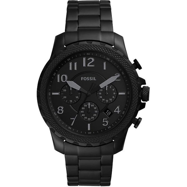 Fossil Bowman Reloj cronógrafo negro de acero inoxidable para hombre FS5603