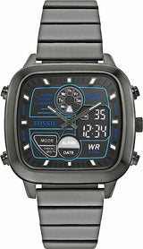 Reloj Fossil Retro Analógico-Digital Gris Hombre FS5892