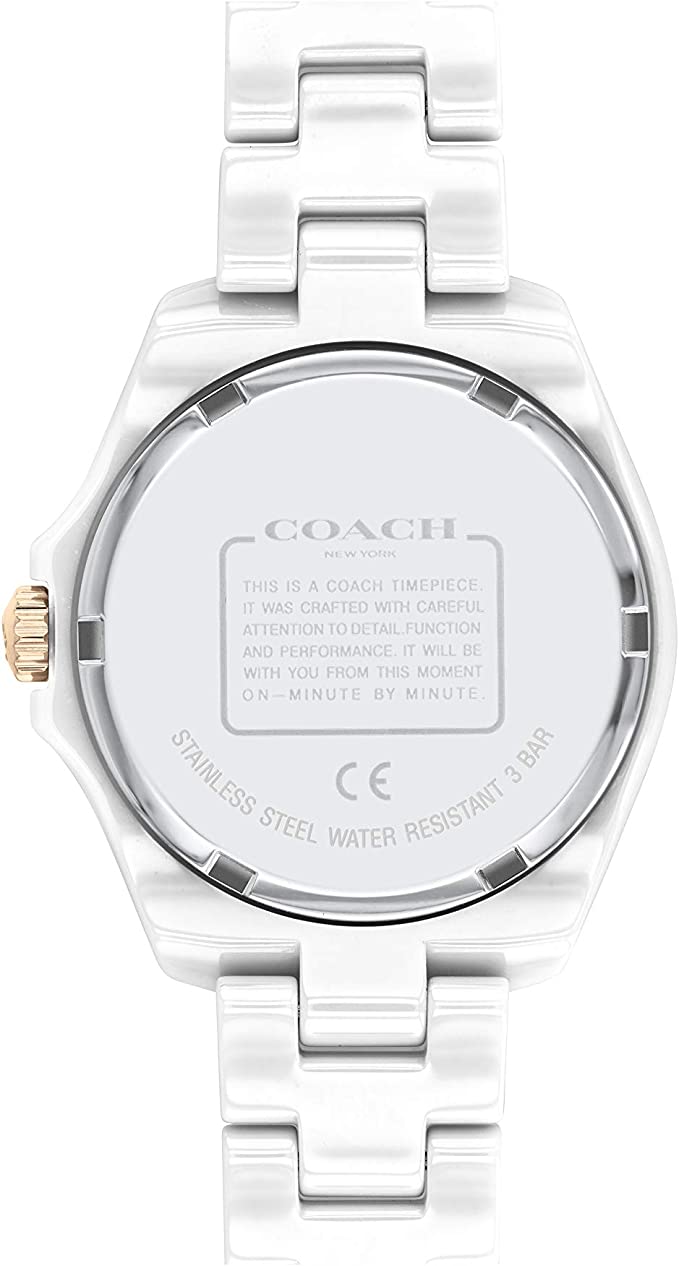 Coach Preston Reloj de cuarzo con esfera de nácar para mujer 14503662