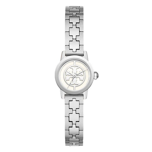 TORY BURCH REVA WOMEN'S SILVER TONE SLIM STAINLESS STEEL  Women's Watch TBW4044 - Image 1