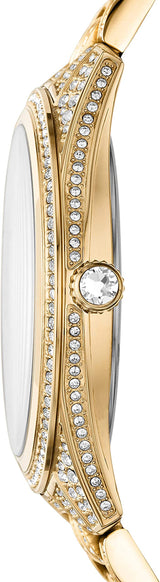 Reloj Michael Kors Lauryn con esfera dorada para mujer MK3930