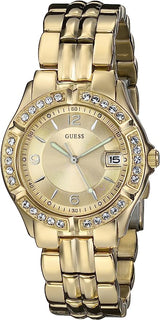 Reloj Guess para mujer con función de fecha en tono dorado W85110L1