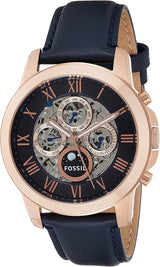 Fossil Grant ME3029 Reloj automático multifunción con esfera esquelética para hombre