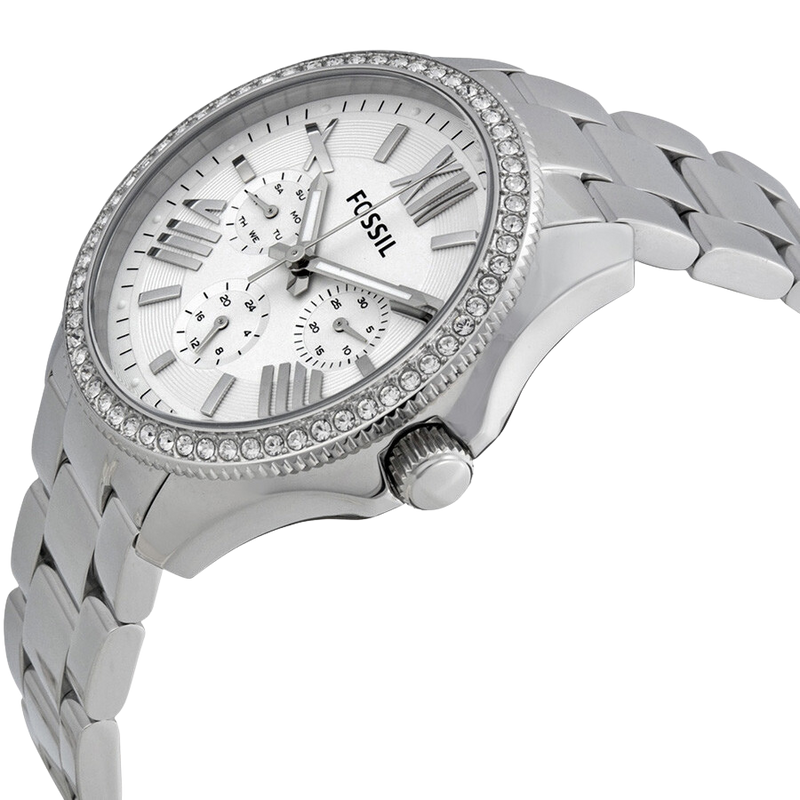 Fossil Cecile Reloj multifunción de acero inoxidable para mujer AM4481