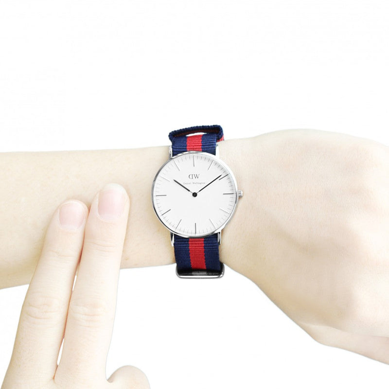 Daniel Wellington Classic Oxford 36mm Women's Silver Watch DW00100046