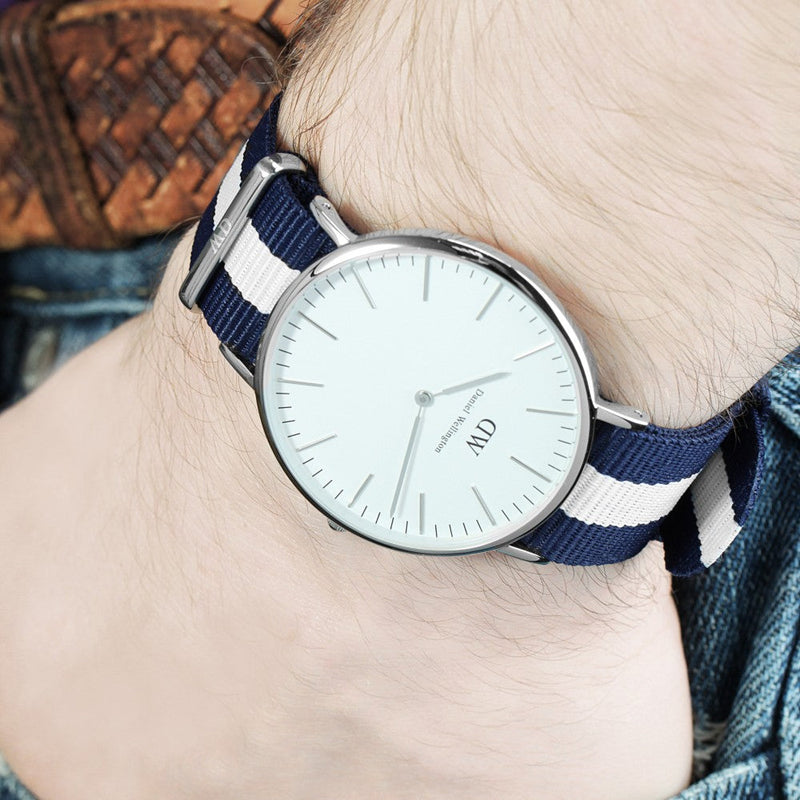 Daniel Wellington Classic Glasgow 36mm Women's Silver Watch DW00100047