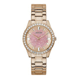 Reloj Guess Glitter Burst Rose Gold Tone Mujer GW0405L3