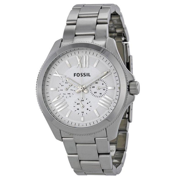 Fossil Cecile Reloj cronografo con esfera plateada para mujer AM4509 Watches of America