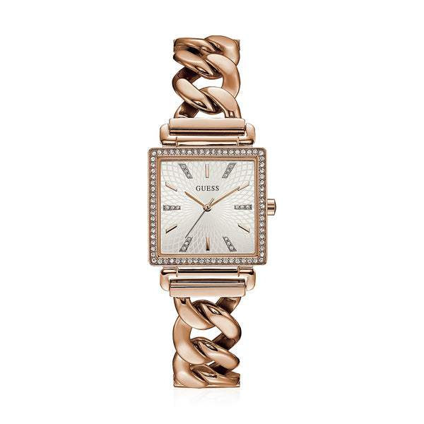 Reloj Mujer Guess Vanity Oro Rosa Cuadrado W1030L4