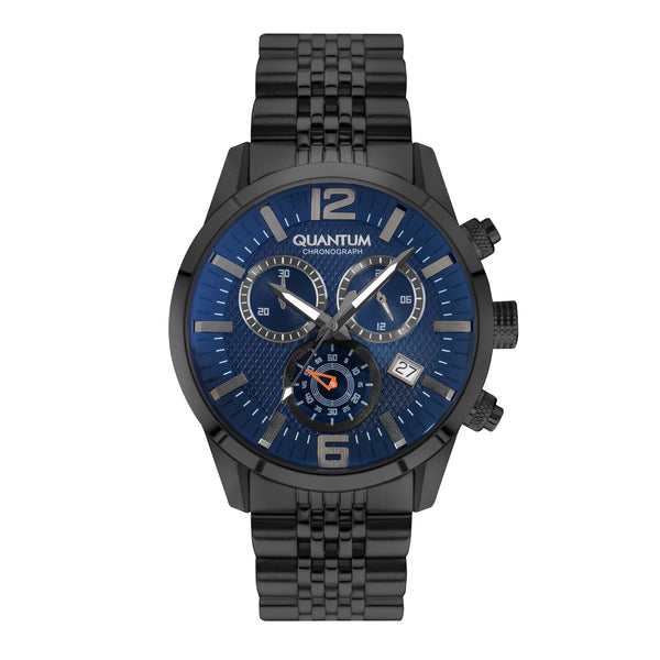 Quantum Men's Blue Dial Chronograph Watch – ADG1016.690