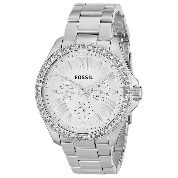 Fossil Cecile Reloj multifunción de acero inoxidable para mujer AM4481