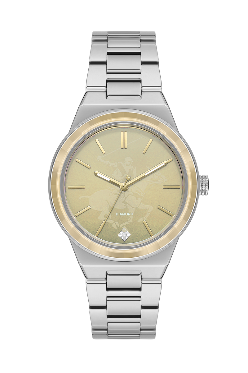 BEVERLY HILLS POLO CLUB Women's Stainless Diamond Watch – BP3584X.110