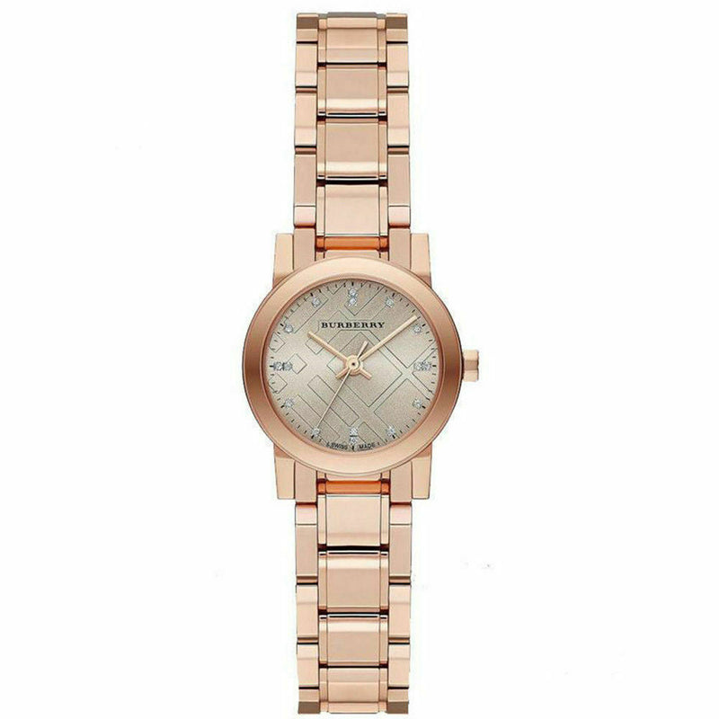 Burberry The City Diamond Rose Gold Dial Reloj para mujer BU9215