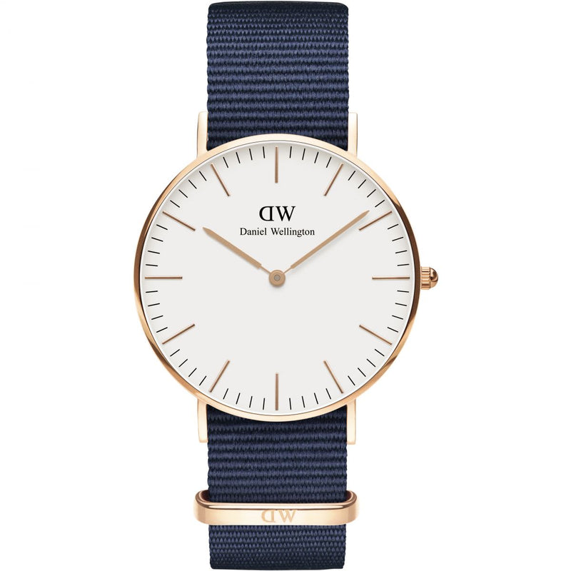 Daniel Wellington White Classic Bayswater 36mm Women's Gold Watch DW00100279 - Big Daddy Watches