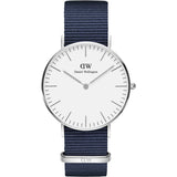 Daniel Wellington White Classic Bayswater 36mm Women's Silver Watch DW00100280 - Big Daddy Watches