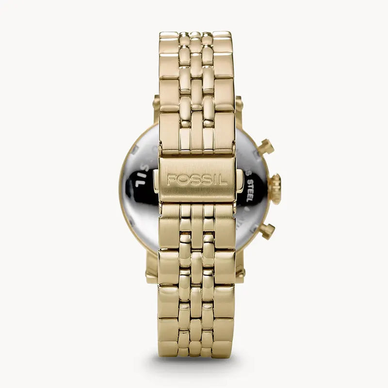 Reloj Fossil Jaqueline de acero inoxidable en tono dorado para mujer ES3756