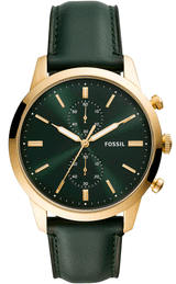 Fossil Townsman Chronograph Quartz Green Dial Men's Watch FS5599