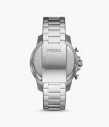 Fossil Bowman Chronograph Silver Stainless Steel Men's Watch FS5604